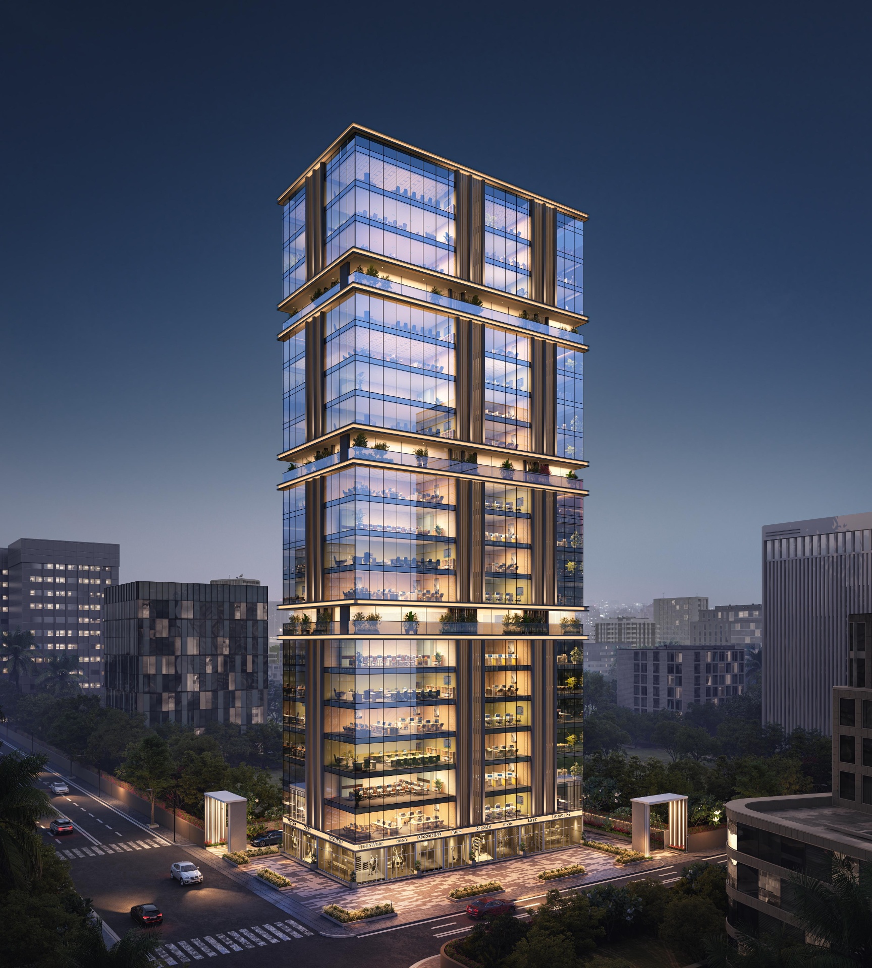 Kaizen Arc tower elevation